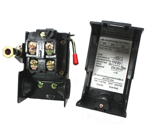 Air Compressor Pump Pressure Control Switch Valve 110-150PSI 1 Port On ...
