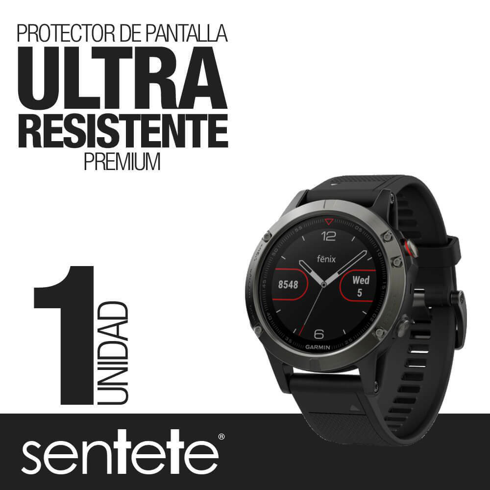 Sentete® 1x Garmin Fenix 5 Protector Pantalla ULTRA RESISTENTE PREMIUM