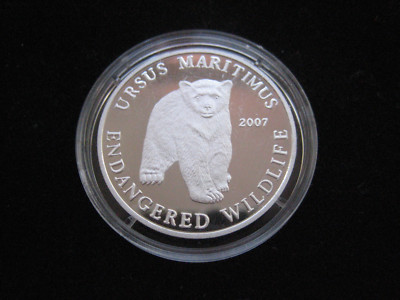 MDS KOREA 200 WON 2007 PROOF ''URSUS MARITIMUS - ENDANGERED WILDLIFE'', SILBER  #4