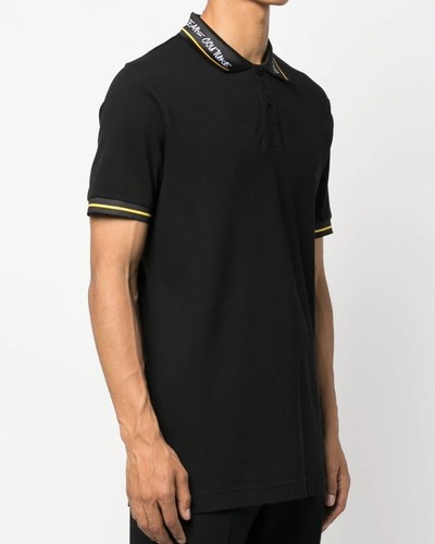 Polo Uomo Nero VERSACE JEANS COUTURE 75GAGT13 CJ01T-899 - Foto 2 di 4