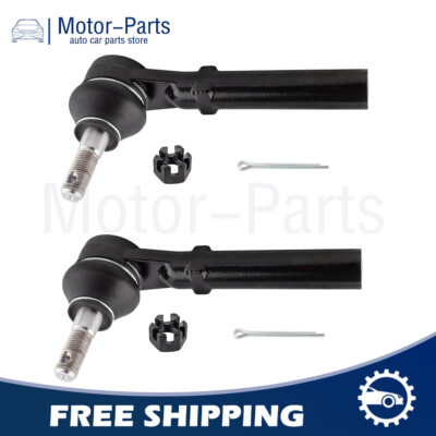 2xFront Outer Tie Rods for 2008-19 Dodge Grand Caravan Town & Country C/V Routan