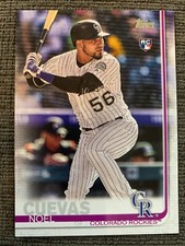 2019 Topps Series 2 Noel Cuevas Advanced Stats /150 RC Parallel Rockies #417 SP