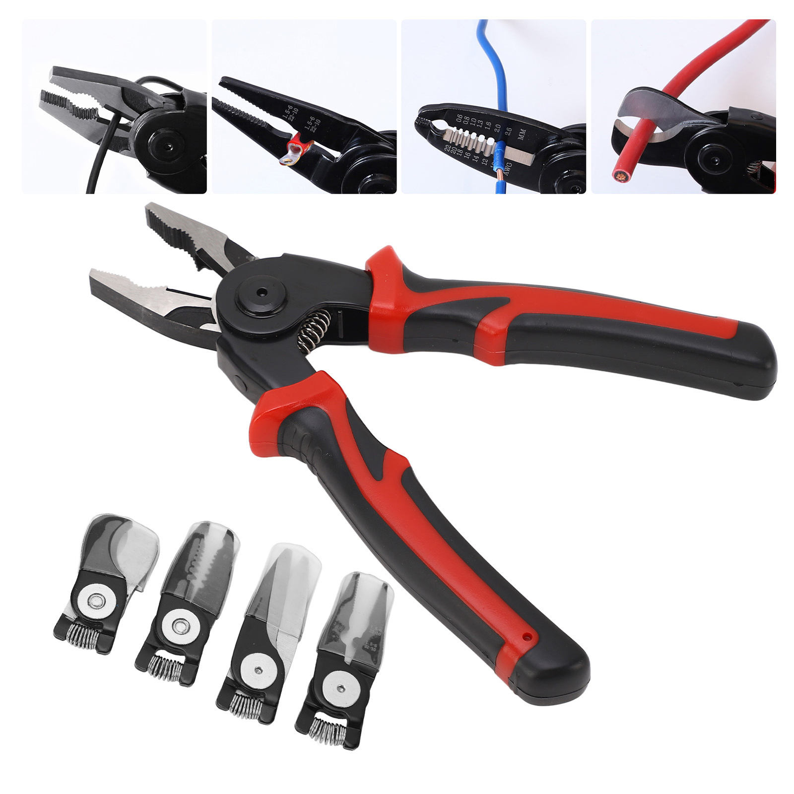 5 In 1 Plier Tool Set Multifunctional Pliers Changeable Pliers Cutting