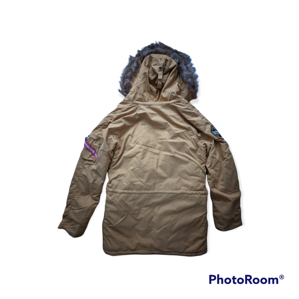 Alpha Industries N-3B Military Parka Flight Jacket Mens Medium - Image 2 of 4