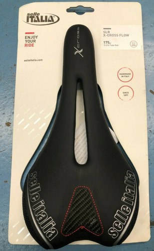 Selle Italia SLR X-Cross Flow S2 bike saddle Ti rail carbon shell road  light XC | eBay