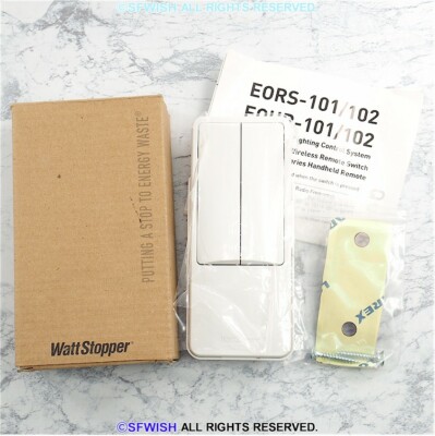 Legrand WattStopper EOHR-102-W 2 Button Remote Control for EOSW-100 Wall Switch