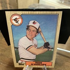 1987 Topps #154 Tom O'Malley Baltimore Orioles Baseball Card