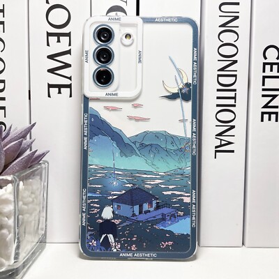 Anime Aesthetic Case For Samsung Galaxy S25 S24 S20 Plus S21 FE S22 S23FE  Ultra
