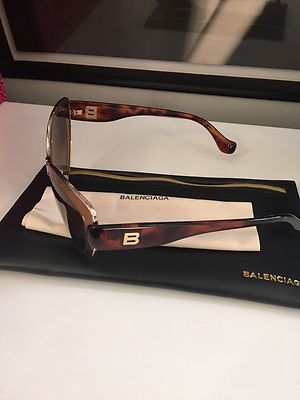 Balenciaga BA1 45F Balenciaga BA1 45F Sunglasses | Mustard/Havana Frame | Brown  main image 3