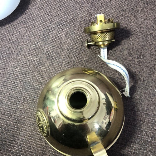 Karlskrona Lampfabrik Swedish Candle Night Lamp, Brass & Glass Mini Oil Lamp 8” - Picture 10 of 12