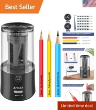 AFMAT Electric Pencil Sharpener: Quick, Automatic, for Color Pencils & More