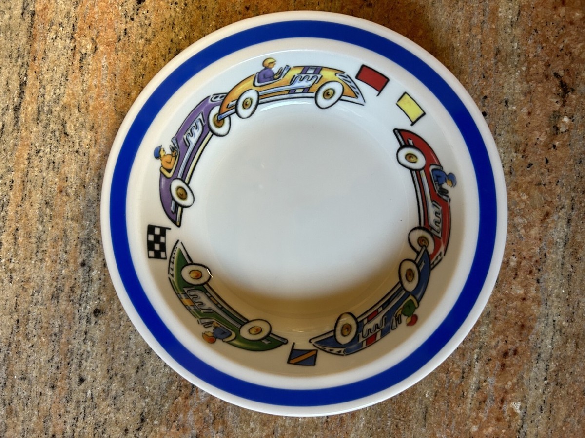 Tiffany & Co Fire Station Baby Dish Set: 2 Bowls & Plates 2004