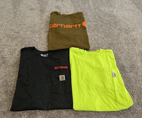 Carhartt T shirt lot of 3 total 2 Large 