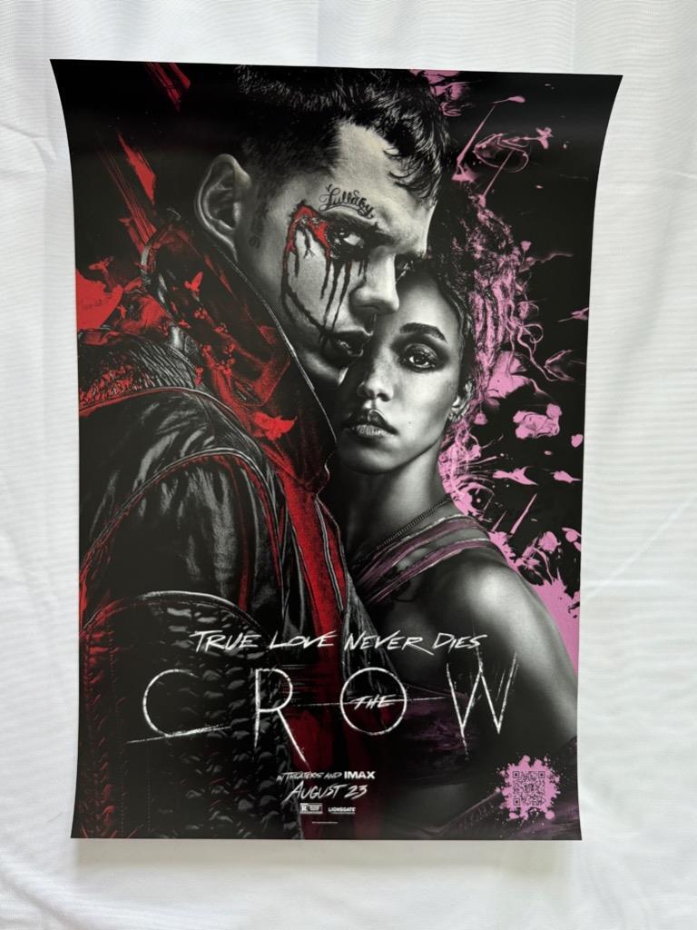 THE CROW Original Movie Poster SDCC 2024 MINT Bill