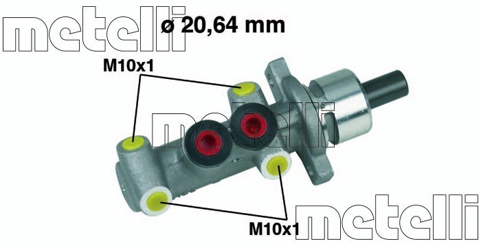 Maitre cylindre de frein neuf contre les fuites de liquide PEUGEOT 306 CITROEN ZX 4601-F4
