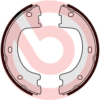 Rear BREMBO S 50 521 Brake Shoe Set, parking brake for ,MERCEDES-BENZ,VW