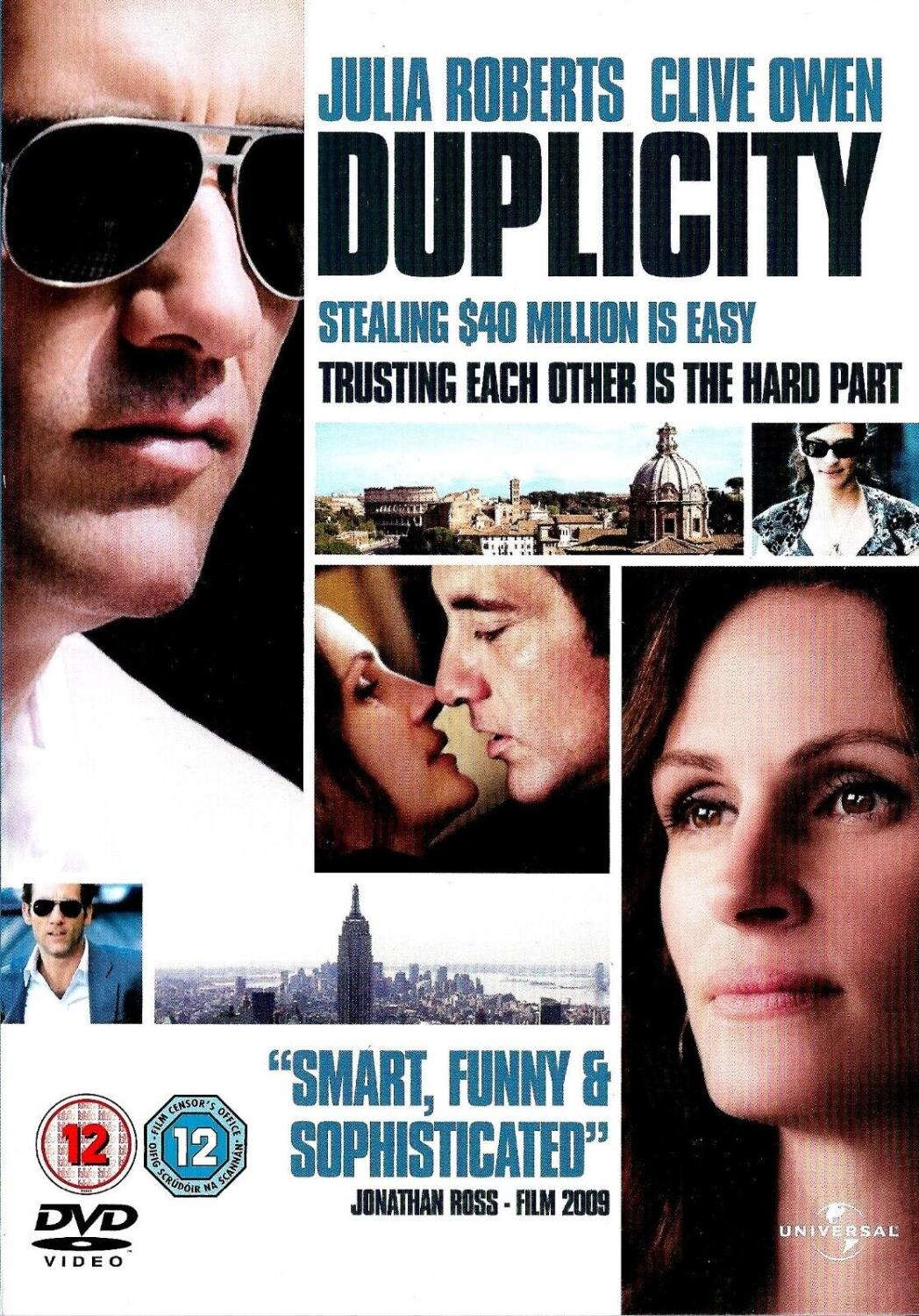 Duplicity DVD (2010) FREE SHIPPING