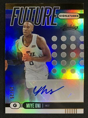 Miye Oni 2019-20 Absolute Memorabilia Future Signatures Rookie Autograph #/25 Ex
