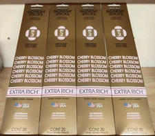 Gonesh Incense Sticks Extra Rich-4 Packs-80 sticks total-Cherry Blossom