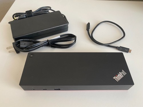 Lenovo ThinkPad Thunderbolt 40AC Docking Station USB-C 3 - Modello DBB9003L1 (Usato/Ricondizionato)