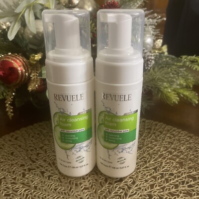2 Pack~ REVUELE Air Cleansing Foam With Cucumber Juice