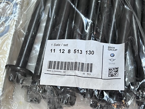 GENUINE BMW N57D30A F SERIES HEAD GASKET & HEAD BOLTS 11128509153 & 11128513130 - Picture 2 of 3
