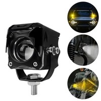 Motorrad LED Zusatzscheinwerfer Weiß Gelb Nebellichter FüR Nachtfahrten