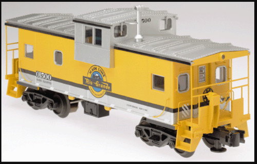 Atlas "O" Extended Vision Caboose 6614-1 Rio Grande línea principal #01500 3 rieles (SR1 | Condition: New