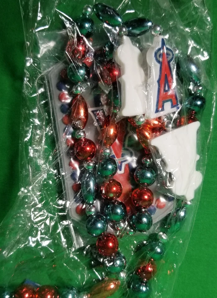 Los Angeles Angels MLB Bead Necklace Forever Collectibles AL West The Halos NEW - Image 3 of 4