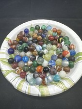 Large Lot Of Estate Sale Find Vintage Marbles Unsearched B