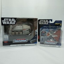 Star Wars Micro Galaxy Squadron Imperial Troop Transport and Ginivex Starfighter