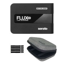 Reloop Flux Go Pocket-Sized 2-Channel 4x4 USB-C DVS Audio Interface w Case