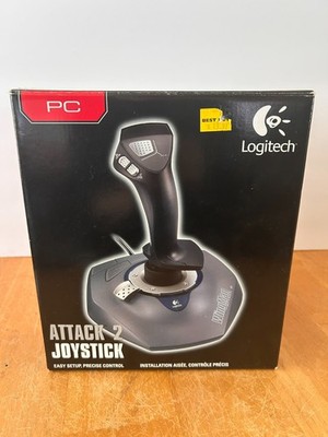 Brand New Logitech Attack 2 Joystick PC Wired USB Flight Simulator Controller