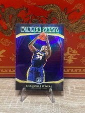 Shaquille O'Neal 2020-21 Donruss Optic Winner Stays Purple #1 Lakers