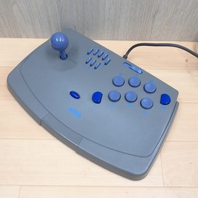 Sega Saturn Console With Light Virtua Gun Fighting Stick Controllers & 3 Games