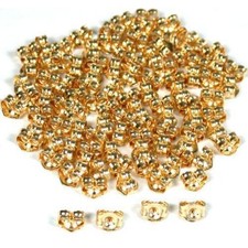 100 Gold Filled Friction Earring Backs