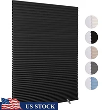 No Drill Self Adhesive Cellular Shades Honeycomb Blinds Indoor Height Adjustable