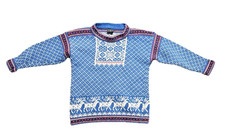 UKU ESTONIAN KIDS' WOOL NORDIC WINTER CHRISTMAS REINDEER SWEATER