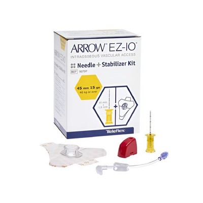 Arrow EZ-IO Nadeln mit Stabilizer - 5er Packung - Gelb 45mm