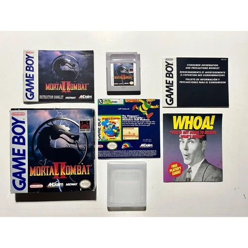 Mortal Kombat II 2 (Nintendo Game Boy) Complete CIB Works Authentic🔥