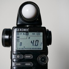 Sekonic L-508 Zoom Master Digital Light Exposure Meter Spot Incident for parts