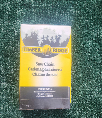 3PACK TIMBER RIDGE 18'' STIHL CHAINSAW CHAIN 3/8'' .050 66DL FULL CHISEL 72LP066G