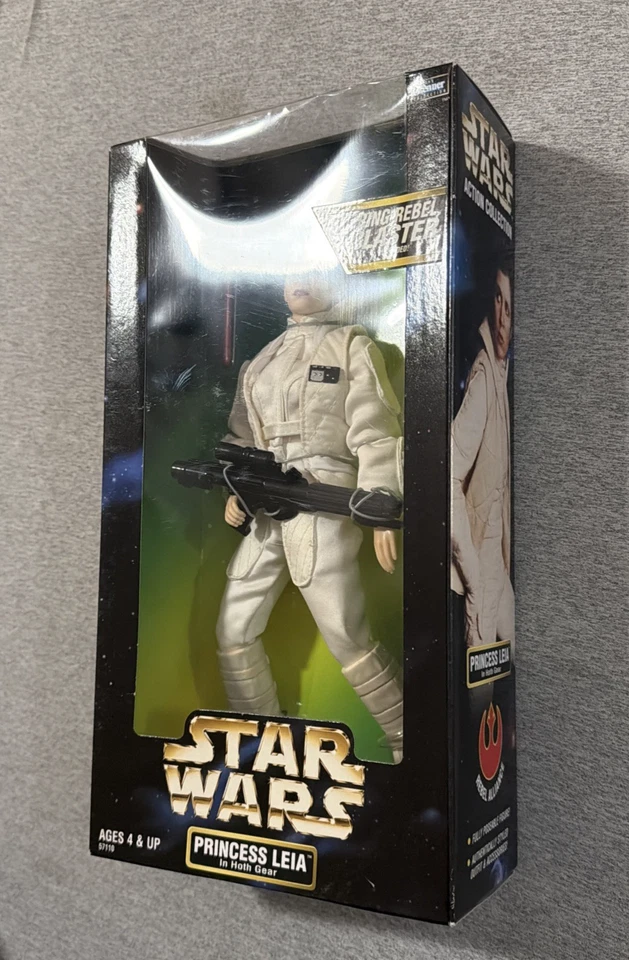 Star Wars Action Collection Princess Leia Hoth Gear 12" Action Figure 1998 New - Image 4 of 4