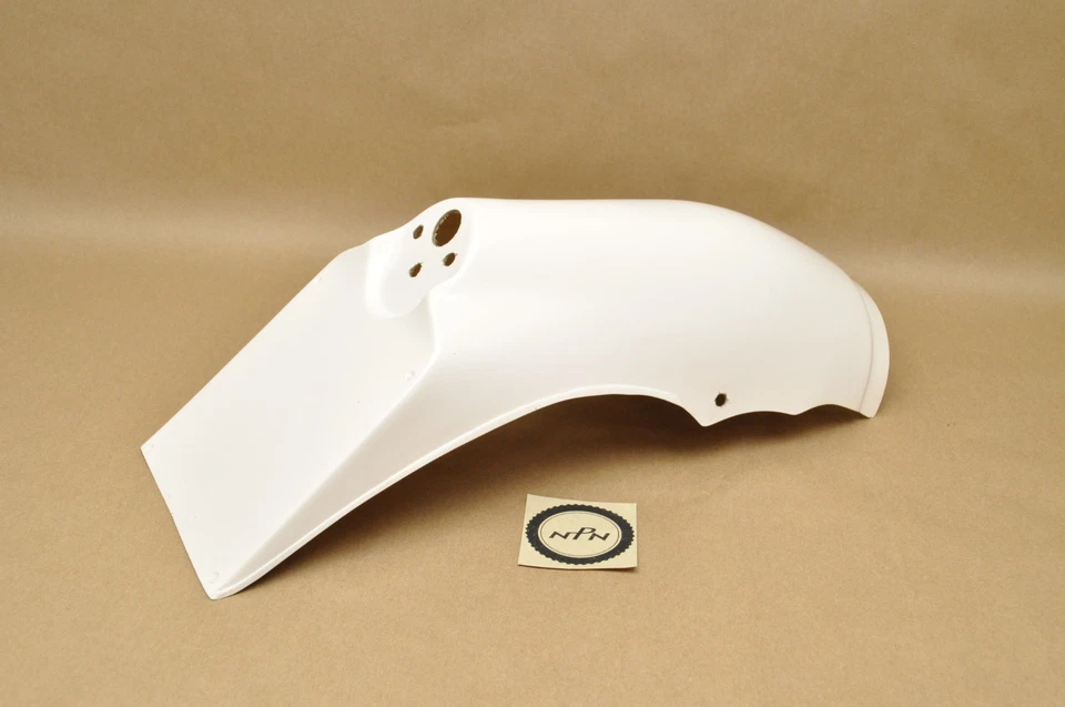 Guardabarros trasero vintage para motocicleta Husqvarna años 70 CR250 WR250 NUEVO RECAMBIO Foto 3 de 4