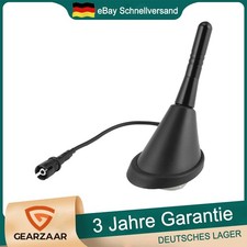 Auto KFZ Kurz Stab Dach Antenne Raku 2 Sockel mit Verstärker AM&FM für VW, Volvo