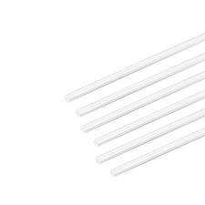 ABS Styrene Plastic Round Rod 1/16" Dia x 20" White Craft Model Bar