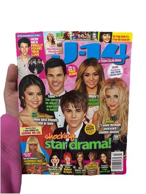 3/11 March 2011 J-14 magazine Justin Bieber Selena Gomez Miley Cyrus 