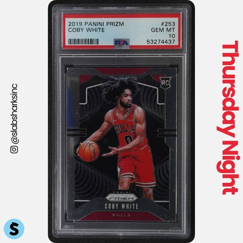2019 PANINI PRIZM #253 COBY WHITE RC ROOKIE PSA 10