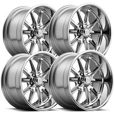 Set Of 4 Us Mags U110 Rambler 17x7 5x4.5 1mm Chrome Wheels Rims 17 Inch