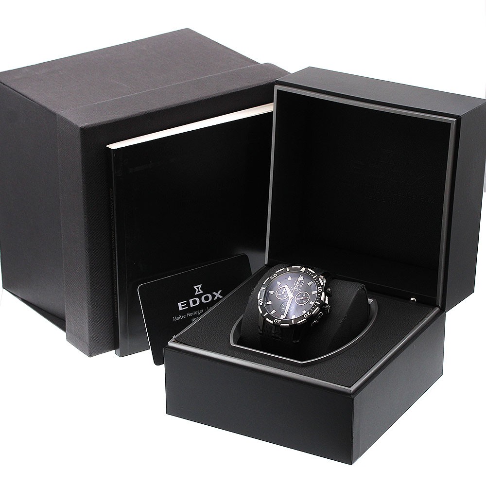 EDOX Grand Ocean 10022-37N-NIN Diver Big Date Quartz Men's